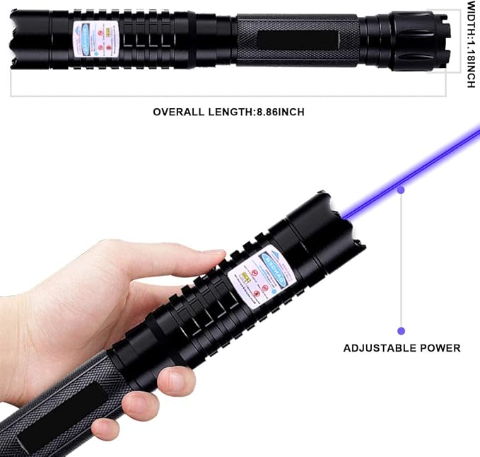 Thor H Series Laser Pointer 450nm Blue with 5 Star Caps